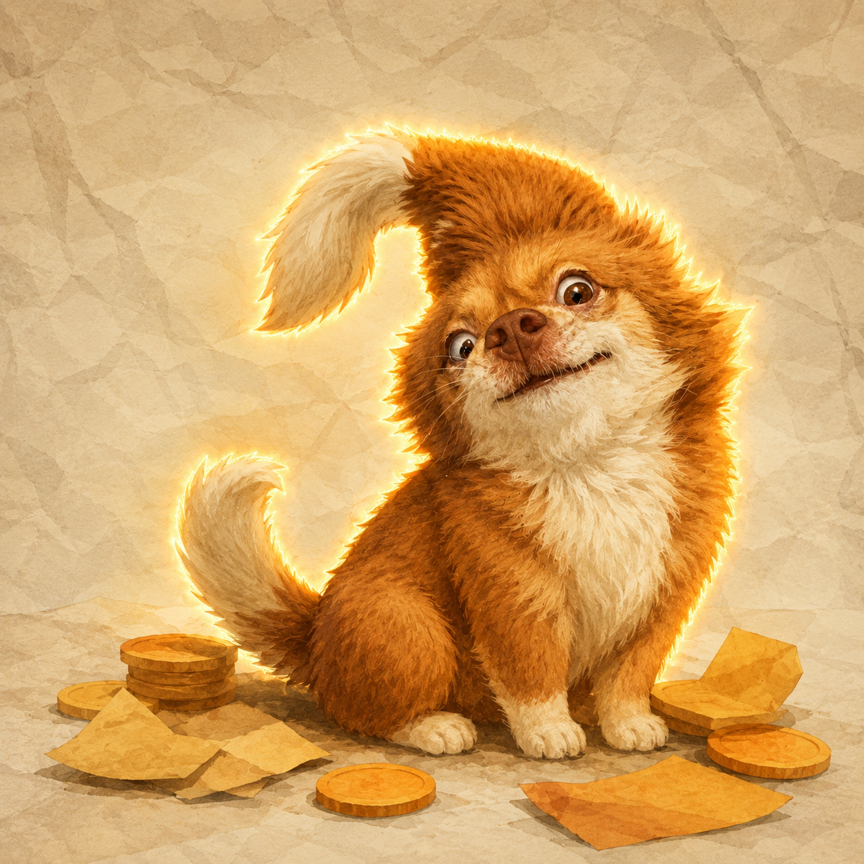 Wang Wang tokenomics artwork